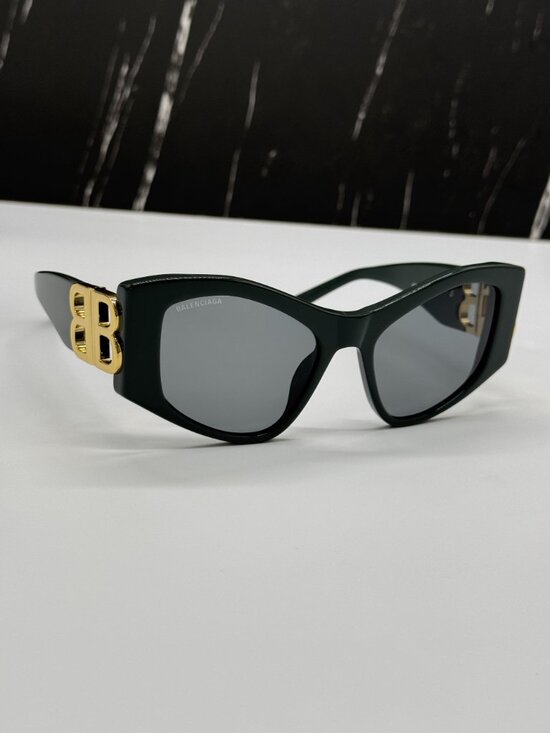NEW BALENCIAGA BB0287S 005 GREEN CAT EYE WOMEN SUNGLASSES BALENCIAGA EYEWEAR main image 10